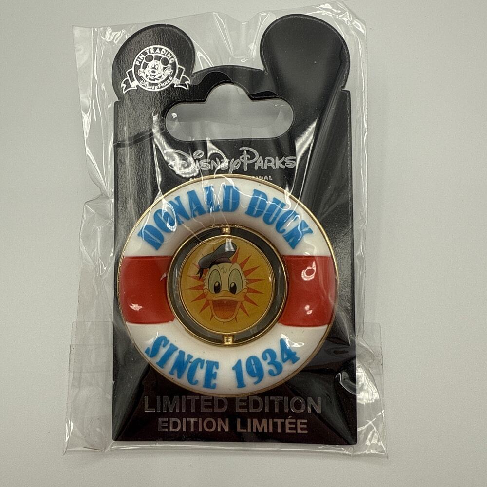 Disneyland Resort: Donald Duck 80th Anniversary Spinner LE 2500 Pin (F6)